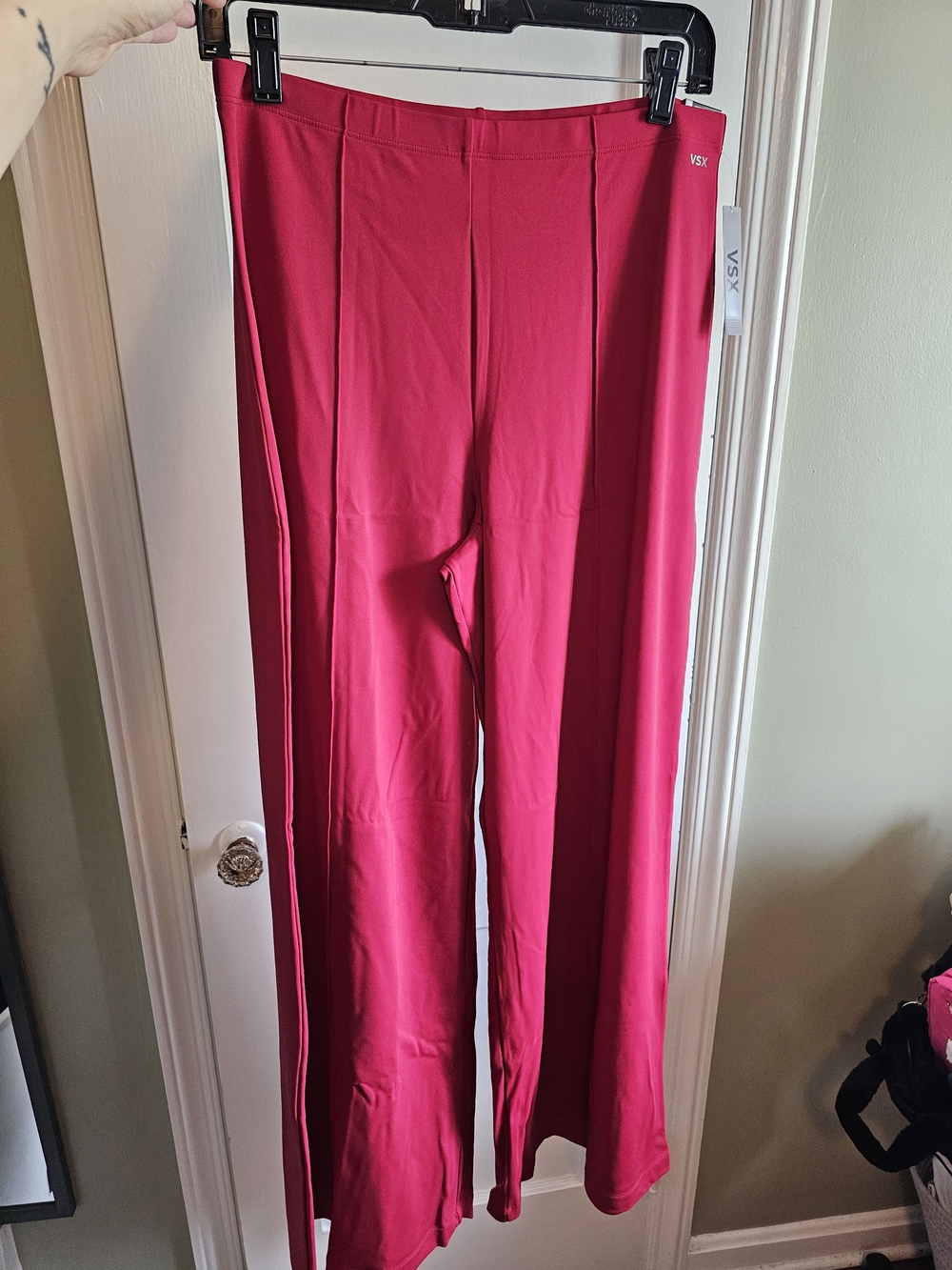 VSX Red Wide-Leg Active Pants